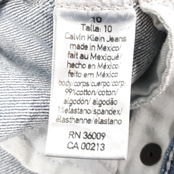 Calvin Klein Jeans Capris Size 10 Folded Cuff - Picture 8 of 8